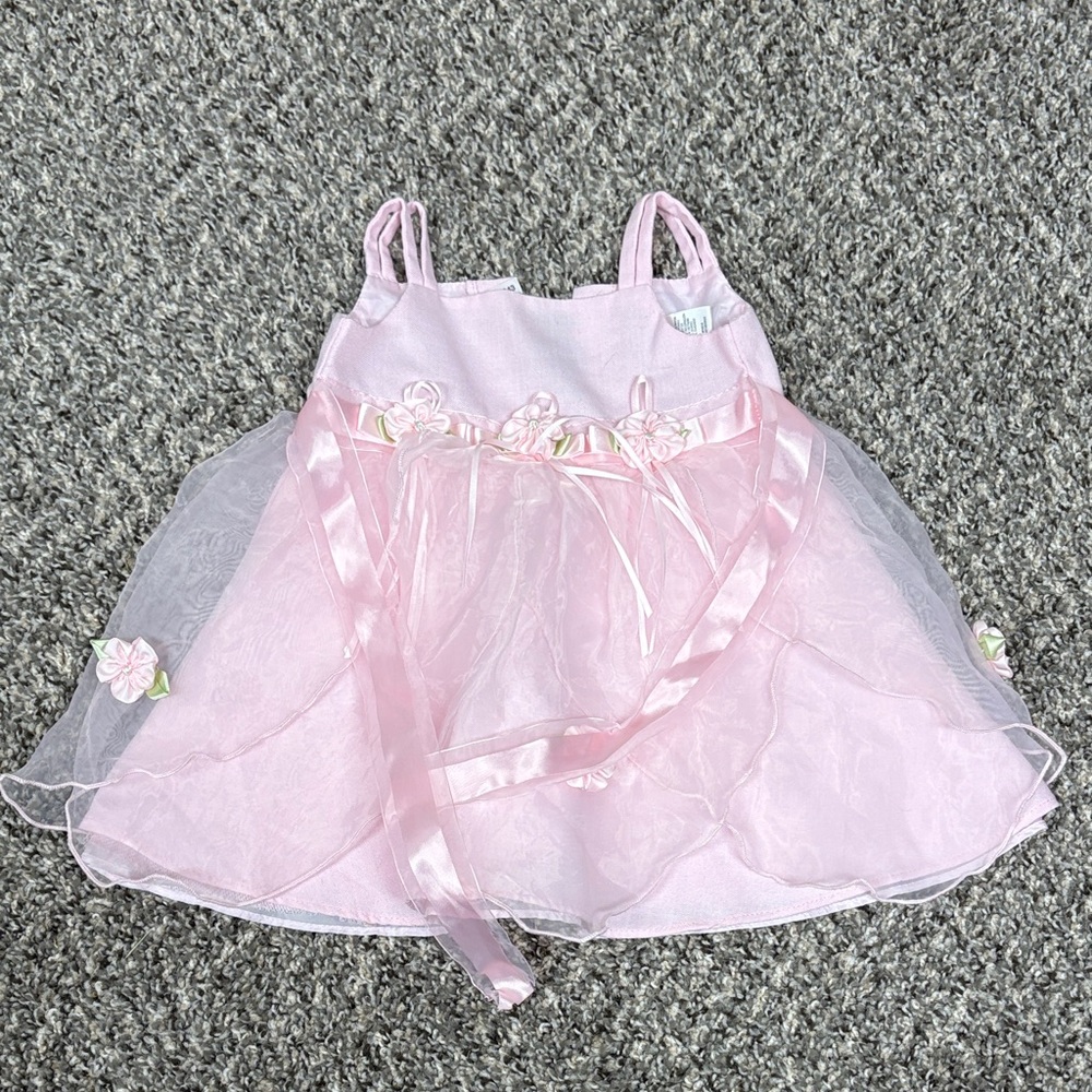 Youngland Light Pink Baby Dress